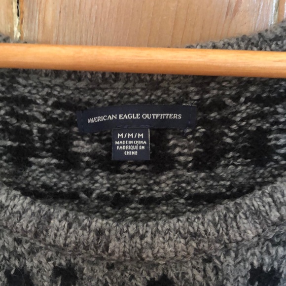 American Eagle fair isle boho tunic sweater - Picture 2 of 4